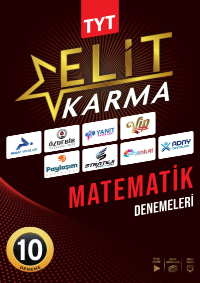 TYT Matematik Elit Karma 10 Deneme Video Çözümlü Paraf Yayınları Vivo Fotokopi Merkezi