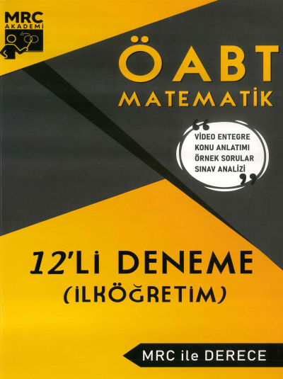 ÖABT İLKÖĞRETİM MATEMATİK 12'Lİ DENEME MRC İL DERECE Vivo Fotokopi Merkezi