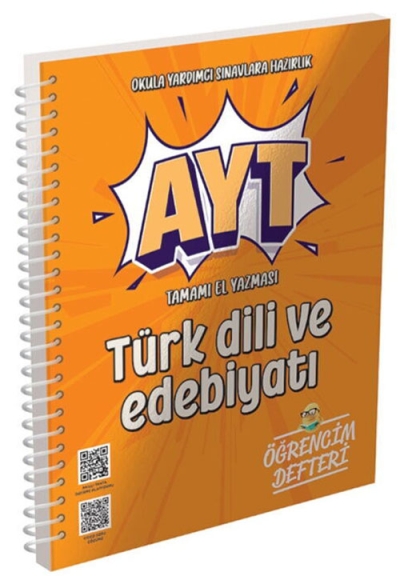 AYT Türk Dili ve Edebiyatı Öğrencim Defteri Murat Yayınları Vivo Fotokopi Merkezi