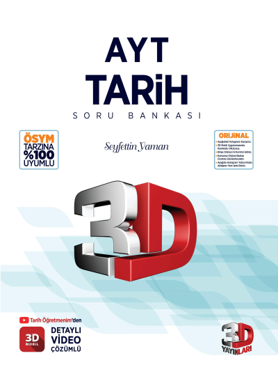 3D AYT TARİH SORU BANKASI Vivo Fotokopi Merkezi