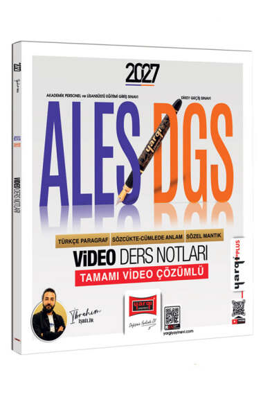2027 ALES DGS Türkçe Paragraf Sözcükte Anlam Sözel Mantık Video Ders Notları Yargı Yayınları Vivo Fotokopi Merkezi