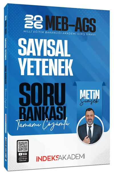 2026 MEB-AGS Sayısal Yetenek Soru Bankası Çözümlü İndeks Akademi Yayıncılık Vivo Fotokopi Merkezi