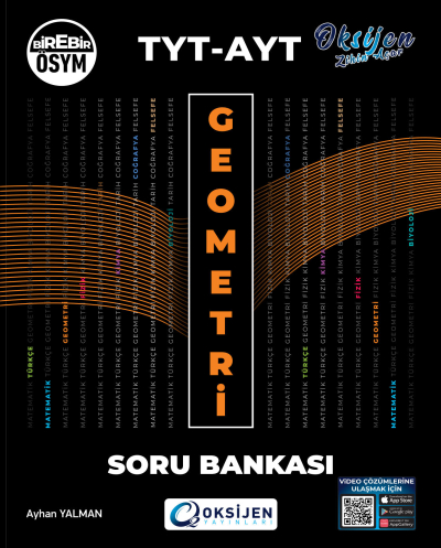 TYT-AYT Geometri Soru Bankası Oksijen Yayınları Vivo Fotokopi Merkezi