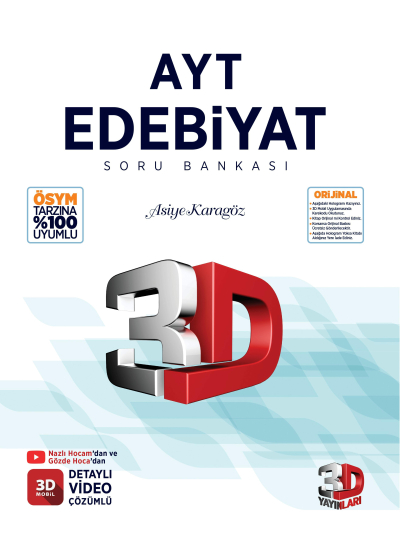 3D AYT EDEBİYAT SORU BANKASI Vivo Fotokopi Merkezi