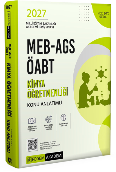 2027 ÖABT MEB-AGS Kimya Öğretmenliği Konu Anlatımlı Pegem Akademi Yayınları Vivo Fotokopi Merkezi