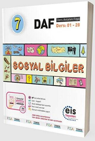 7. Sınıf Sosyal Bilgiler DAF Ders Anlatım Föyü Ders:01-28 Eis Yayınları Vivo Fotokopi Merkezi