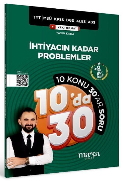 İhtiyacın Kadar Problemler Kampı 10 da 30 Soru Bankası Çözümlü Marka Yayınları
