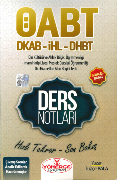 DKAB İHL DHBT DERS NOTLARI Vivo Fotokopi Merkezi