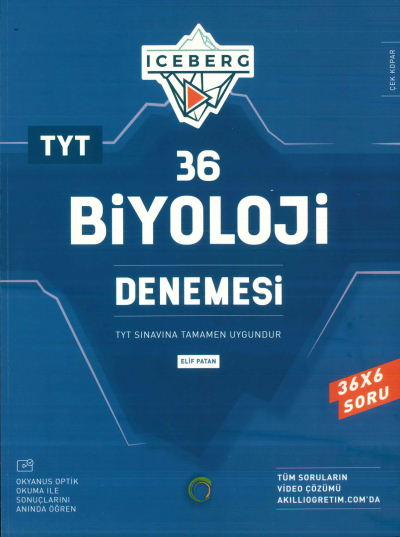 TYT Biyoloji Iceberg 36 Deneme Okyanus Yayınları Vivo Fotokopi Merkezi