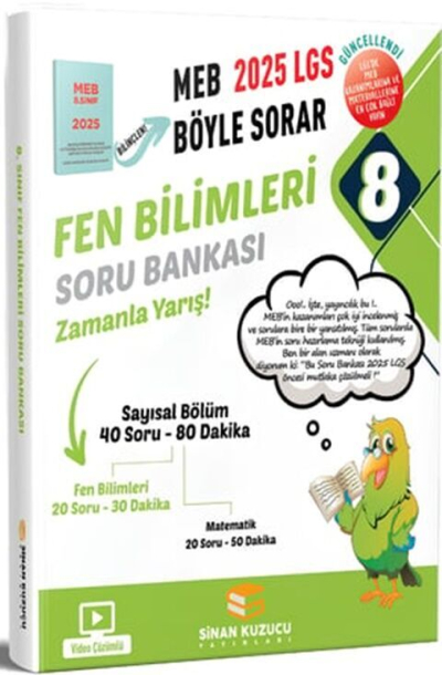 8. Sınıf LGS Fen Bilimleri Soru Bankası Sinan Kuzucu Vivo Fotokopi Merkezi
