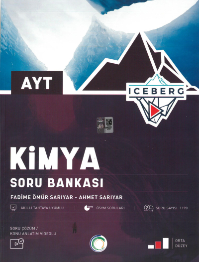 AYT ICEBERG Kimya Soru Bankası Orta Düzey Vivo Fotokopi Merkezi