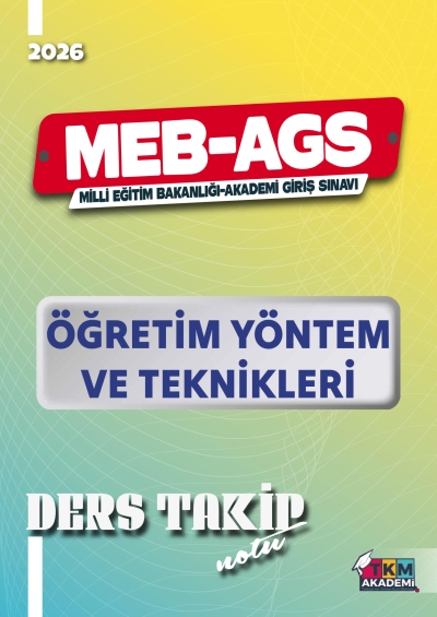2026 MEB-AGS Öğretim Yöntem ve Teknikleri Ders Takip Notu TKM Akademi Vivo Fotokopi Merkezi