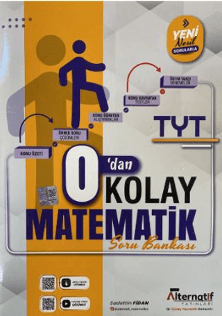 TYT 0'dan Kolay Matematik Soru Bankası Alternatif Yayıncılık Vivo Fotokopi Merkezi