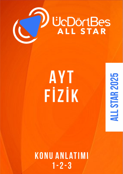 ALL STAR AYT FİZİK Konu Anlatım (1-2-3 Hepsi Bir Arada) Vivo Fotokopi Merkezi