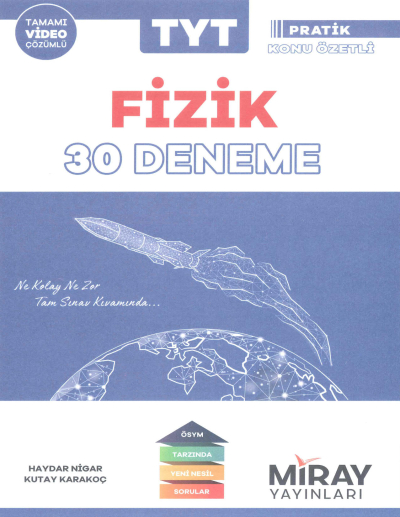 2021 TYT Fizik 30 Deneme Vivo Fotokopi Merkezi