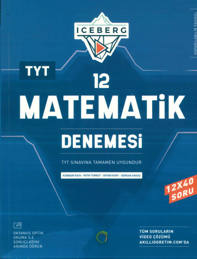 TYT Matematik Iceberg 12 Deneme Okyanus Yayınları Vivo Fotokopi Merkezi