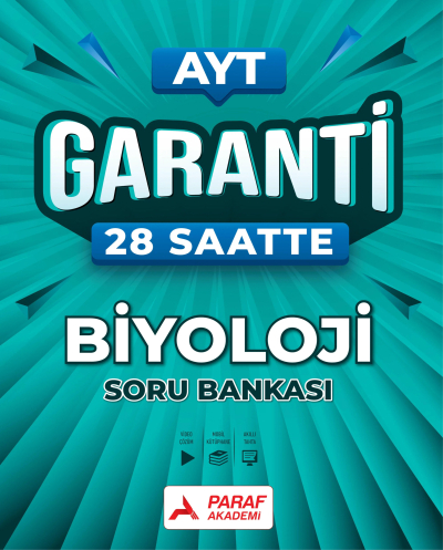 AYT Garanti 28 Saatte Biyoloji Soru Bankası Paraf Akademi Vivo Fotokopi Merkezi