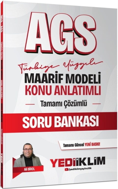 MEB AGS Türkiye Yüzyılı Maarif Modeli Konu Anlatımlı Tamamı Çözümlü Soru Bankası Yediiklim Yayınları Vivo Fotokopi Merkezi