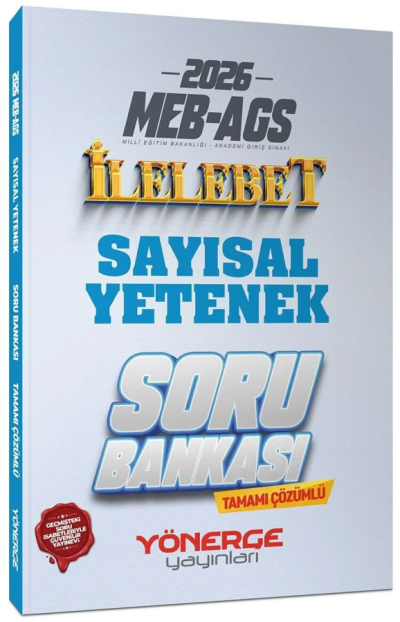 2026 MEB-AGS Sayısal Yetenek İlelebet Soru Bankası Çözümlü Alparslan Doymuş Yönerge Yayınları Vivo Fotokopi Merkezi