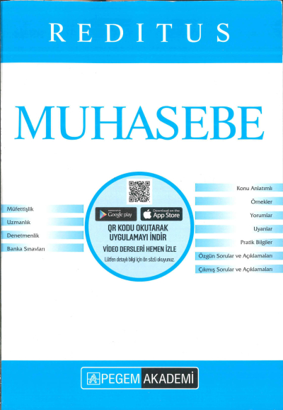 REDİTUS MUHASEBE SORU BANKASI ÇÖZÜMLÜ Vivo Fotokopi Merkezi