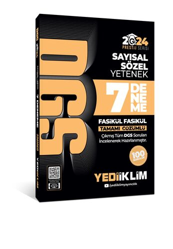 2024 DGS Tamamı Çözümlü 7 Fasikül Deneme Vivo Fotokopi Merkezi