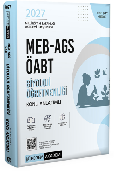 2027 ÖABT MEB-AGS Biyoloji Öğretmenliği Konu Anlatımlı Pegem Akademi Yayınları Vivo Fotokopi Merkezi