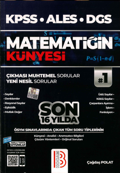 MATEMATİĞİN KÜNYESİ ÇIKMASI MUHTEMEL SORULAR 1. CİLT