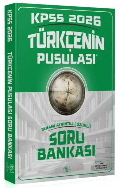 2026 KPSS Türkçenin Pusulası Soru Bankası Çözümlü CBA Yayınları Vivo Fotokopi Merkezi