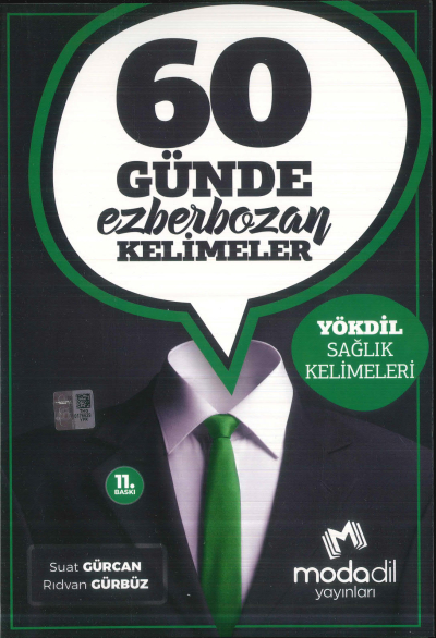 60 Günde Ezberbozan YÖKDİL Sağlık Kelimeleri Modadil Yayınları Vivo Fotokopi Merkezi