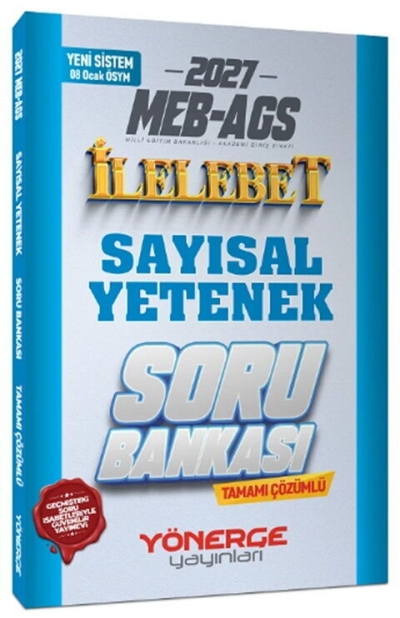 MEB-AGS Sayısal Yetenek İlelebet Soru Bankası Çözümlü Yönerge Yayınları Vivo Fotokopi Merkezi