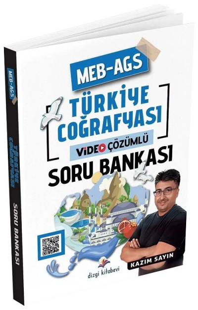 2026 MEB-AGS Türkiye Coğrafyası Soru Bankası Çözümlü Kazım Sayın Dizgi Kitap Yayınları Vivo Fotokopi Merkezi