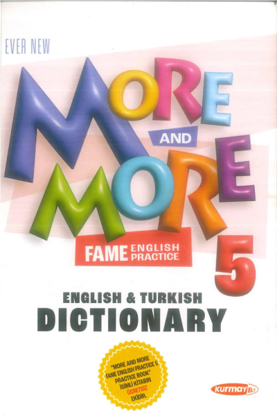 More And More 5 English Turkish Dictionary Vivo Fotokopi Merkezi