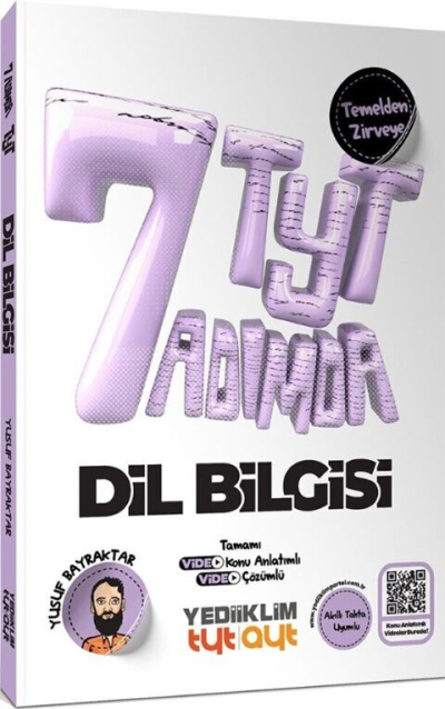 YKS TYT 7 Yedi Adımda Dil Bilgisi Konu Anlatımlı Soru Bankası Çözümlü Yediiklim Yayınları