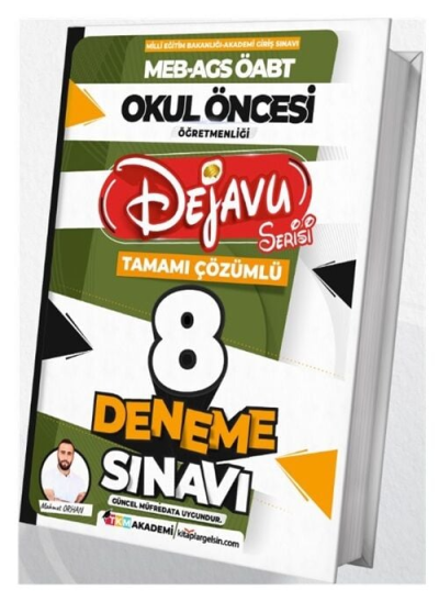 2025 MEB-AGS ÖABT Okul Öncesi Öğretmenliği Dejavu 8 Deneme Çözümlü TKM Akademi Vivo Fotokopi Merkezi