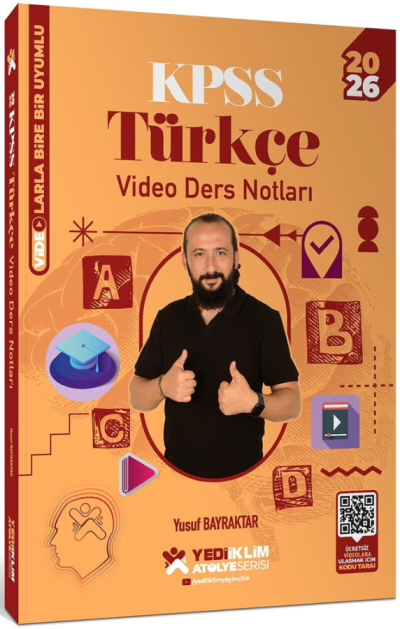 2026 KPSS Türkçe Atölye Video Ders Notları Yusuf Bayraktar Yediiklim Yayınları Vivo Fotokopi Merkezi