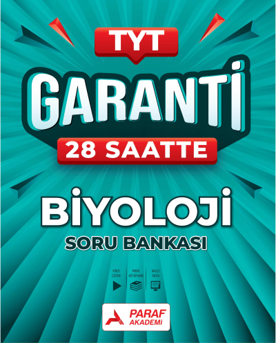TYT Garanti 28 Saatte Biyoloji Soru Bankası Paraf Akademi Vivo Fotokopi Merkezi