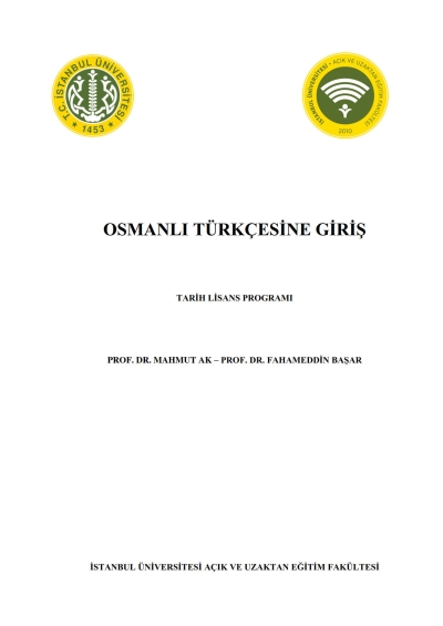 Osmanlı Türkçesine Giriş Vivo Fotokopi Merkezi