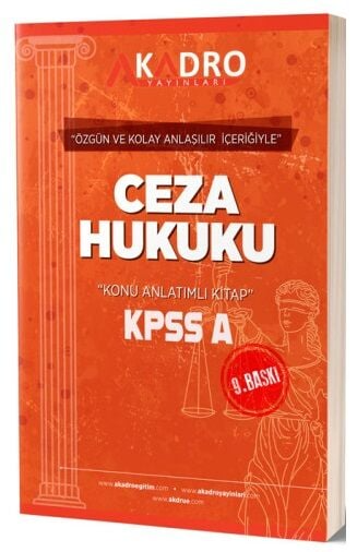 A Kadro Yayınları KPSS A Grubu Ceza Hukuku Konu Anlatımlı Vivo Fotokopi Merkezi