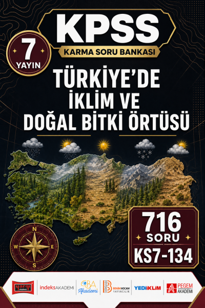 Türkiye’de İklim ve Doğal Bitki Örtüsü 7 Yayın 716 Soru Vivo Fotokopi Merkezi