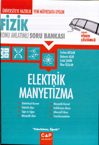 TYT-AYT FİZİK ELEKTRİK MANYETİZMA KONU ANLATIMLI SORU BANKASI Vivo Fotokopi Merkezi