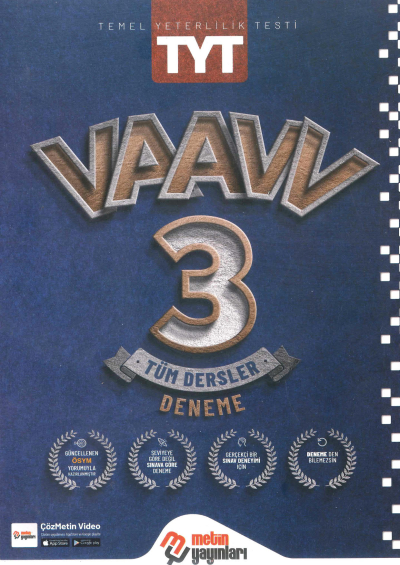 TYT Tüm Dersler Vaav 3 Genel Deneme Vivo Fotokopi Merkezi