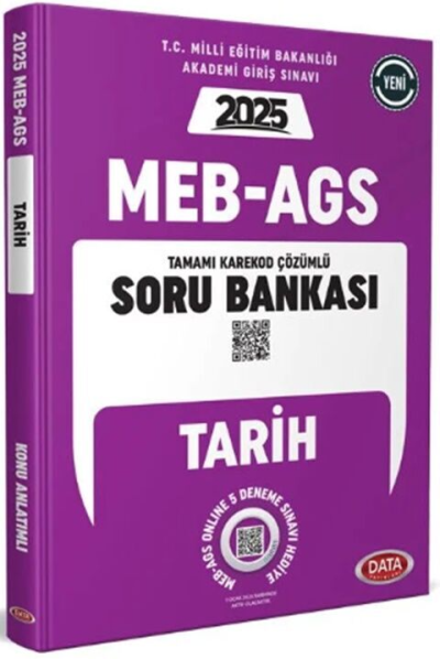 2025 MEB AGS Tarih Soru Bankası Çözümlü Data Yayınları