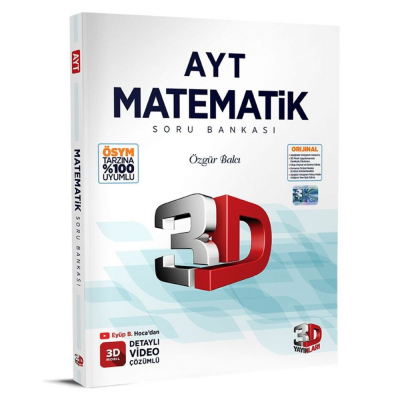 3D Yayınları Ayt Matematik Soru Bankası Vivo Fotokopi Merkezi