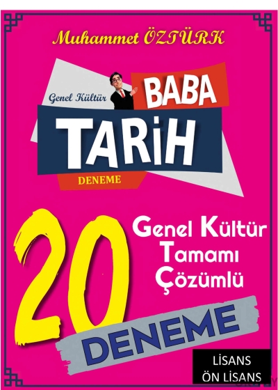 Baba Tarih Genel Kültür Tamamı Çözümlü 20 Deneme Abluka Yayınevi Vivo Fotokopi Merkezi