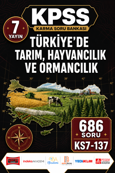 Türkiye’de Tarım, Hayvancılık ve Ormancılık 7 Yayın 686 Soru Vivo Fotokopi Merkezi