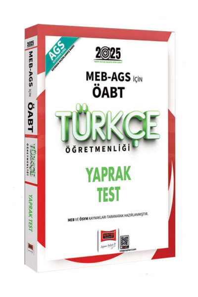 2025 MEB AGS ÖABT Türkçe Öğretmenliği Yaprak Test Yargı Yayınları Vivo Fotokopi Merkezi