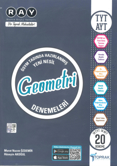 TYT AYT Geometri 20 li Deneme Kitabı