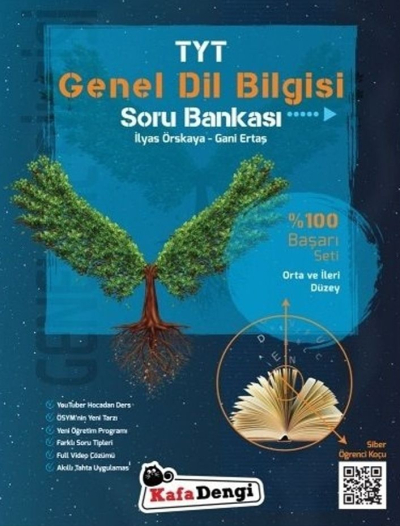 TYT Genel Dil Bilgisi Soru Bankası Orta ve İleri Düzey Siber Öğrenci Koçu Kafa Dengi Yayınları Vivo Fotokopi Merkezi