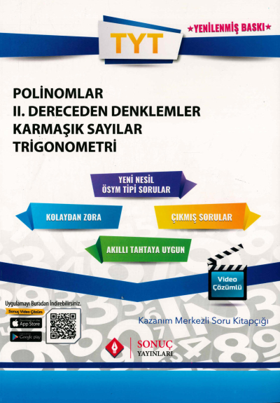 POLİNOMLAR 2. DERECEDEN DENKLEMLER KARMAŞIK SAYILAR TRİGONOMETRİ SORU KİTAPÇIĞI