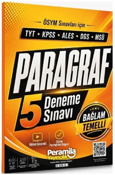 Paragraf 5 Deneme Peramila Yayınları Vivo Fotokopi Merkezi